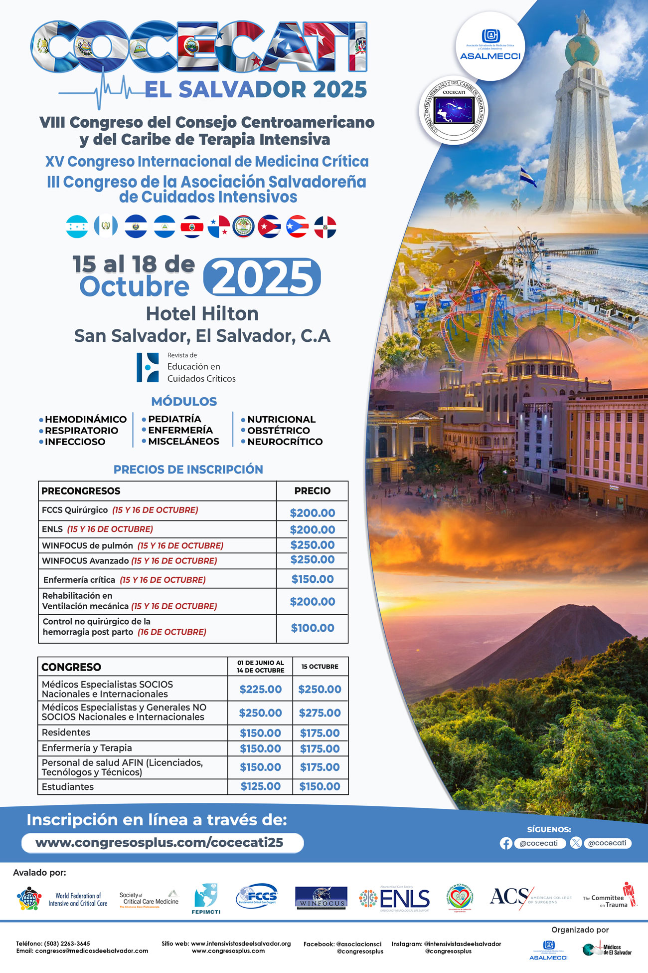 VIII Congreso del Consejo Centroamericano y del Caribe de Terapia Intensiva